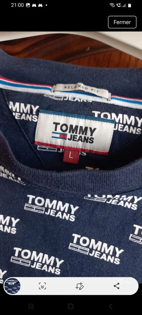 Tee-shirt Tommy Jeans en taille L  – photo 4